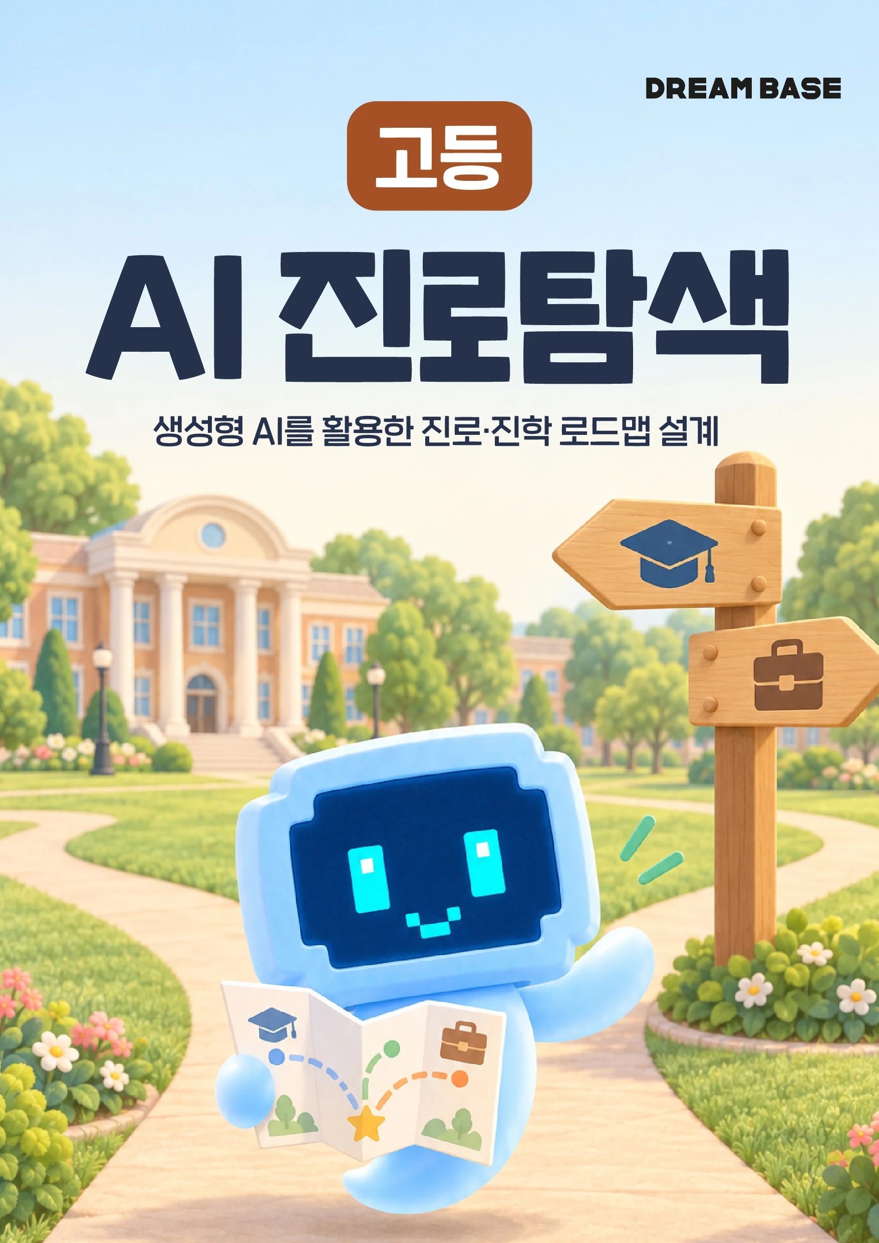 AI 진로탐색 · 고등 포스터